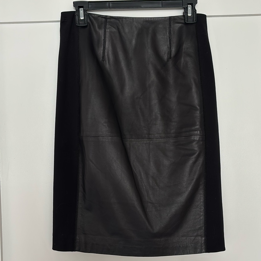 Leather skirt